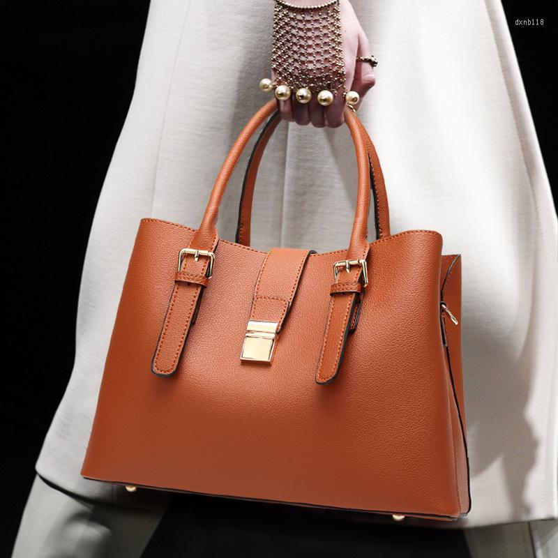 

Evening Bags 2022 Lady Fashion Large Capacity PU Leather Crossbody Luxury Designer For Women Handbags