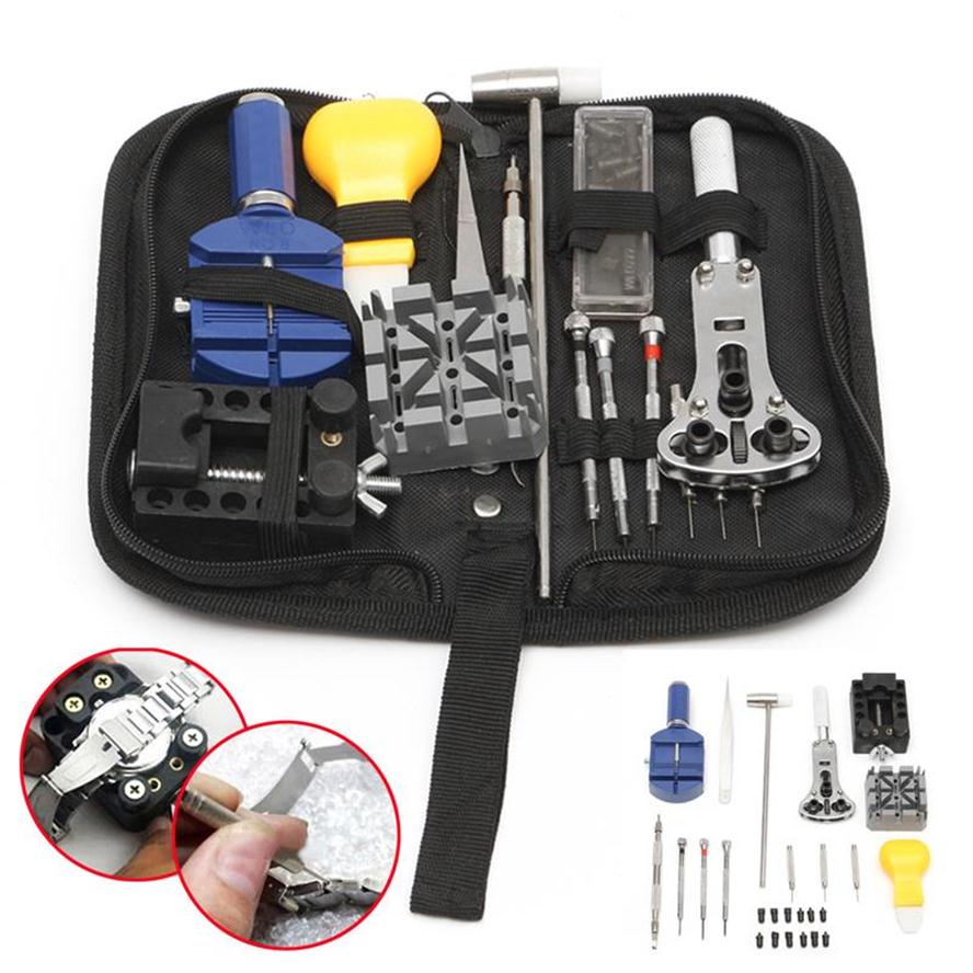 

20 Pcs Watch Repair Tools Kit Set With Case Watch Tools Apply To General Problem Of Watch For Watchmaker207d