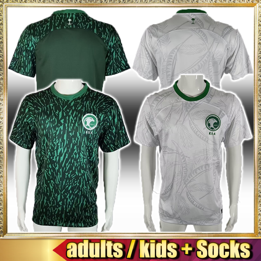

2022 Saudi soccer jerseys national team Salem Al Dawsari Abudullah Alhamddan Firas Albirakan Arabia Men Kits woman football shirt home away Camisetas De Futbol
