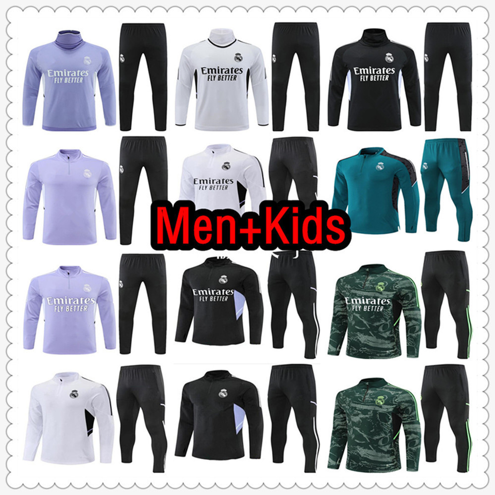 

21 22 23 Real madrids Soccer Tracksuits Sets madrides TRACKSUIT jacket set 2022 2023 chandal futbol football survetement TRAINING suit soccer jersey men kids kit