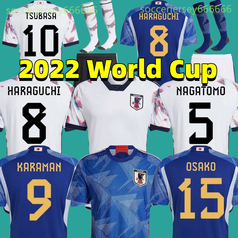 

Japan 2022 soccer jerseys MINAMINO 10 ITO ASANO MACHINO UEDA SOMA MAEDA KAMADA DOAN KUBO MORITA ENDO MITOMA YAMANE TANIGUCHI ITAKURA GAKU TANAKA shirts men kids kit 9, 22 23 home kids
