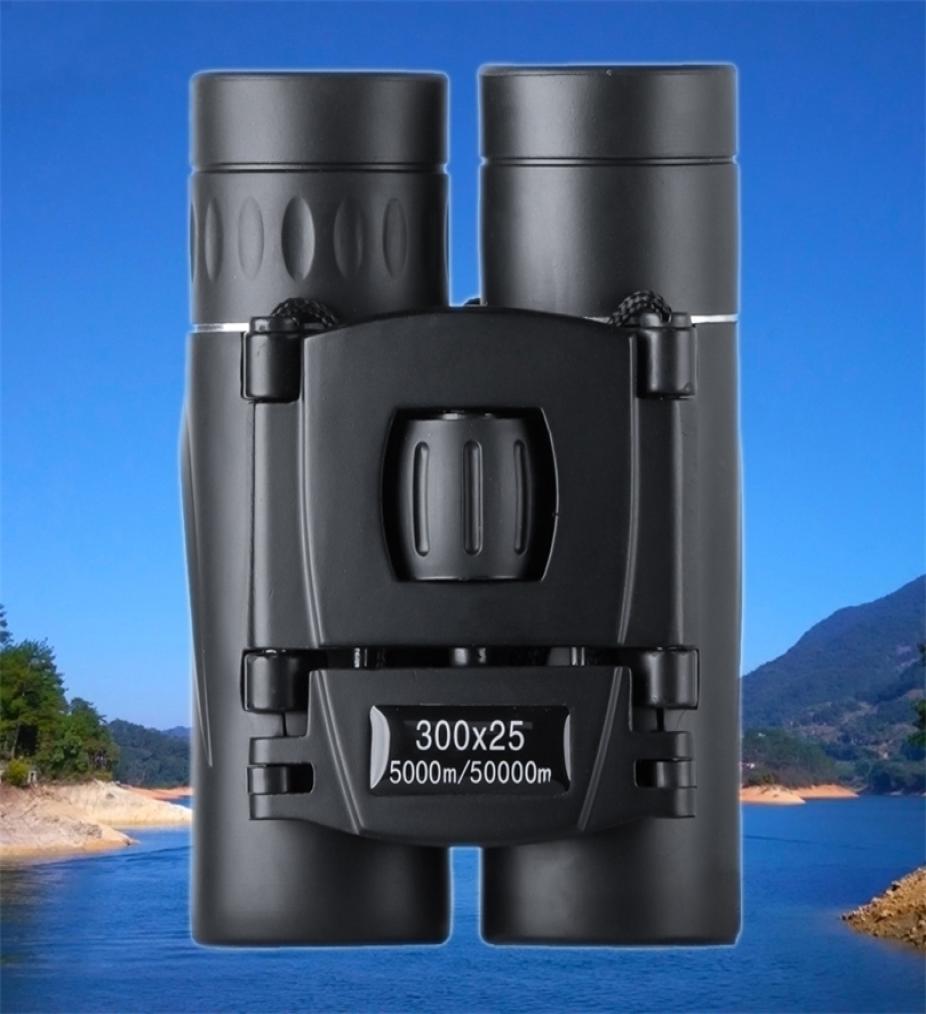 

Telescopes Mini Portable Zoom HD 5000M Telescope Binoculars Powerful 300x25 Folding Longdistance Low Light Night Professional 2211