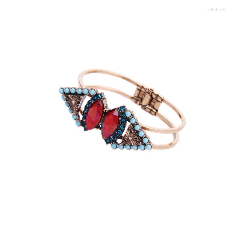 

Bangle Bulk Price Vintage Style Exaggerated Look Epoxy Resin Made Ladies Royally Facets Ethnic Bangles Birthday Gift