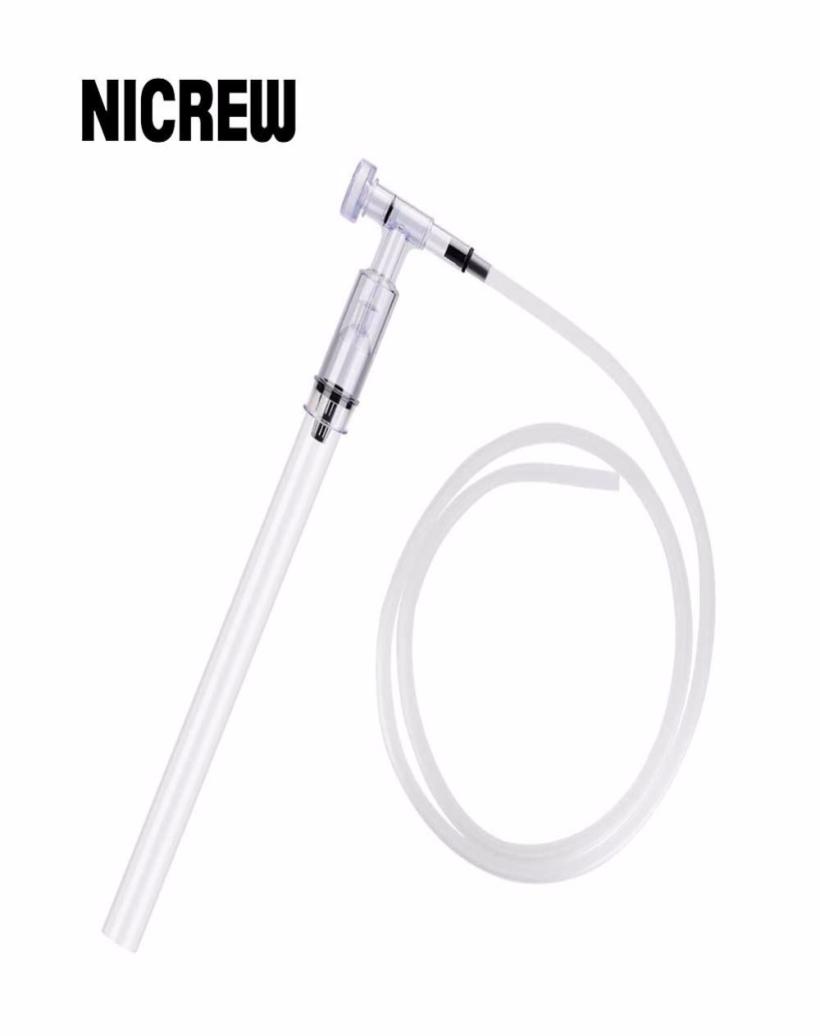 

Nicrew Aquarium Siphon Syphon Fish Tank Cleaner Aquarium Gravel Sand Cleaner Vacuum Siphon Water Filter with 8Lmin Y200922