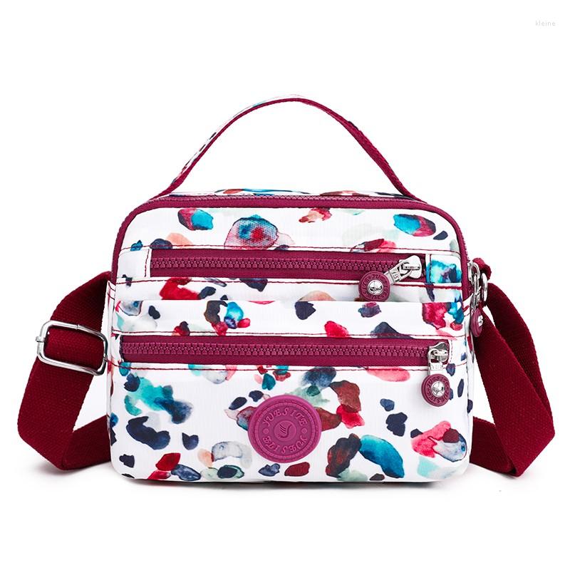 

Evening Bags Women Nylon Shoulder For 2022 Summer Armpit Crossbody Lady Handbags Female Multiple Pockets Printing Travel Tote, Color1