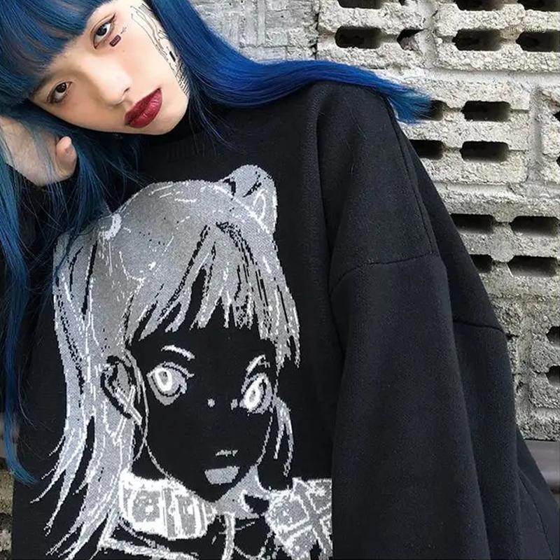 

Women' Sweaters Women' Loose Autumn Sweater Women Korean Elegant Knitted Oversized Warm Female Pullovers Fashion Solid Tops Clothes, Black