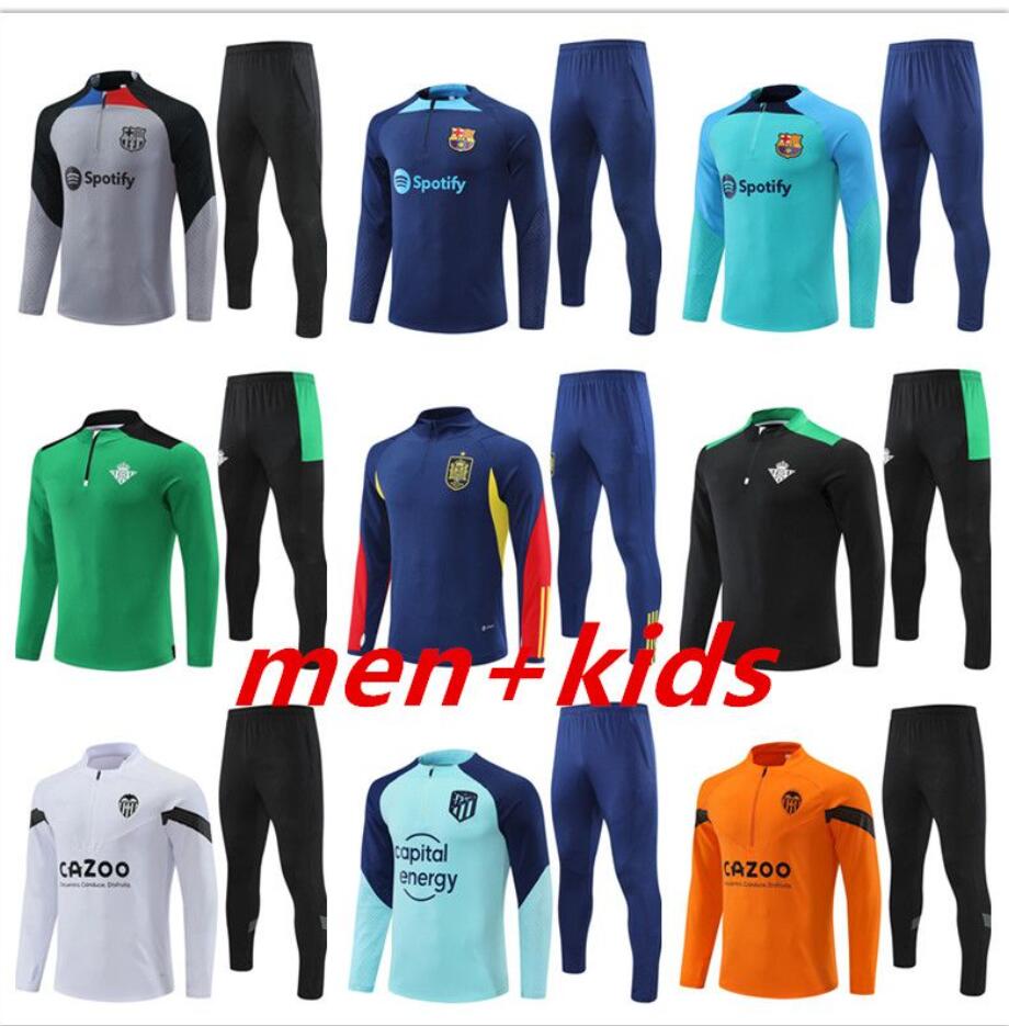 

2022 23 Barcelona training suit ANSU FATI Camisetas de football 21/22 Half pull LEWANDOWSKI Betis men and kids TRACKSUIT SET FERRAN ADAMA AUBA PEDRI GAVI tracksuits, Customize