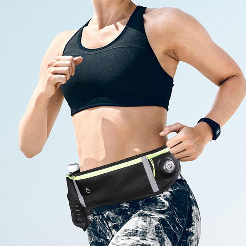 

Outdoor Bags Bodypack Walking Lamp Waterproof Reflective Stripe For Jogging Cycling Pouch Type-C USB Charging Sport Waist Pack With Light, Picture shown