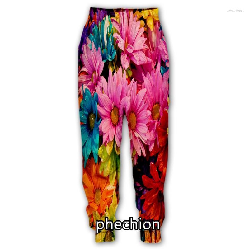 

Men' Pants Phechion Men/Women Flower Art 3D Printed Casual Fashion Streetwear Men Loose Sporting Long Trousers F143, 13