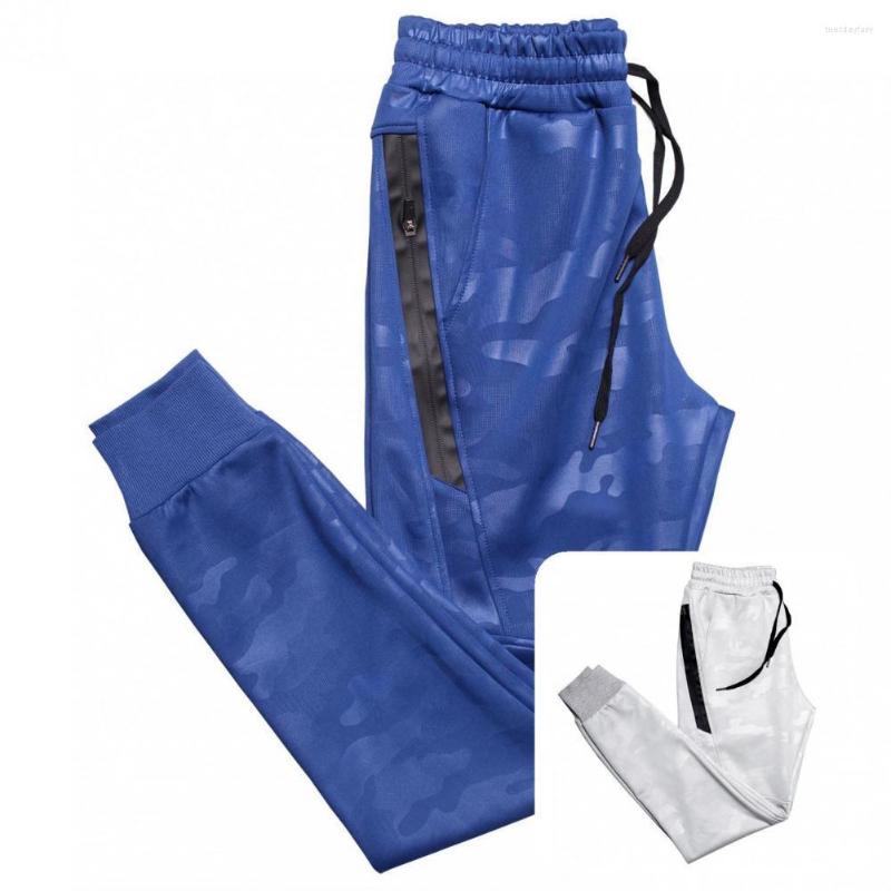 

Men' Pants Fitness Stretchy Windproof Anti Pilling Camouflage Print Mid Waist Male Sweatpants Sports Trousers For Daily Wear, Green