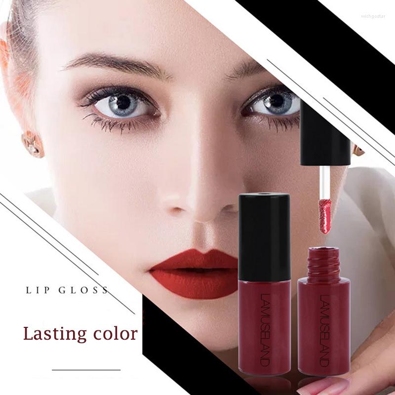 

Lip Gloss 1 Pcs Mini Glaze Makeups Waterproof Long Lasting Liquid Lipstick MH88