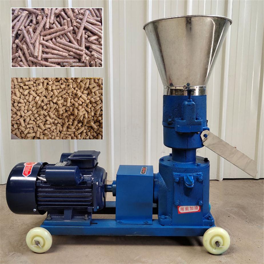 

220V 380V pelletizer animal feed wood pelletizer biomass pelletizer must-have product for breeding industry 4kw 150kg h-200kg h272A