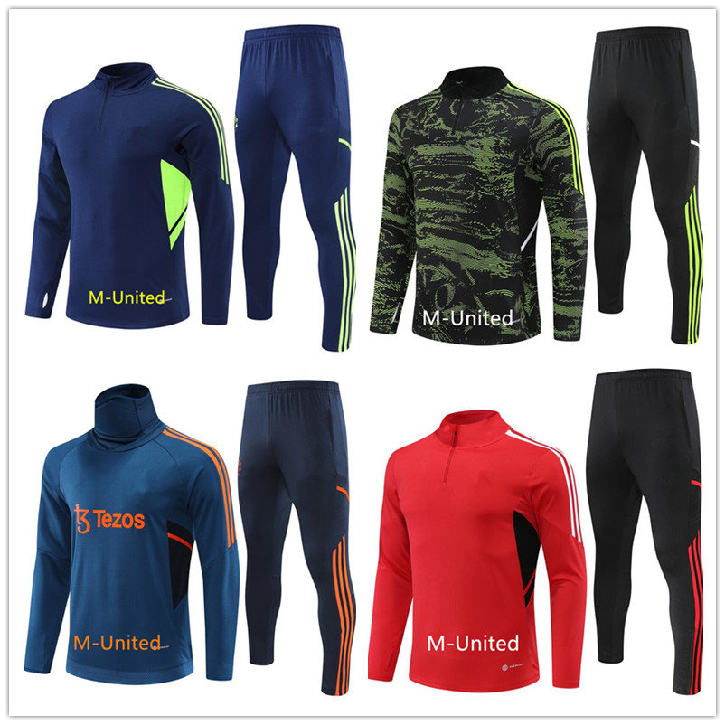 

22 23 kids MANCHESTER SANCHO Jerseys soccer Tracksuit UNITEDs Track suits jacket RONALDO chandal training Barcelona RASHFORD UTD sports wear