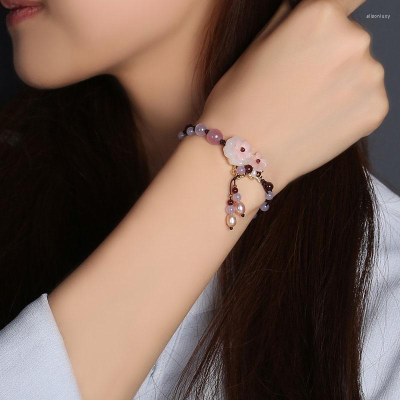 

Charm Bracelets 5pcs Creative Bracelet Female Retro Hand-woven Hand Rope Jewelry Costume Decor Accessories Women Girl Christmas Gift