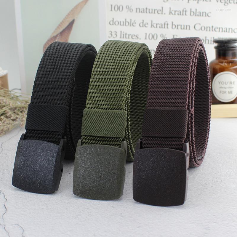 

Belts 3.8cm Wide Men Automatic Buckle Nylon Army Tactical Belt Military Fan Waist Canvas Women Cummerbunds High Quality Waistband, Black