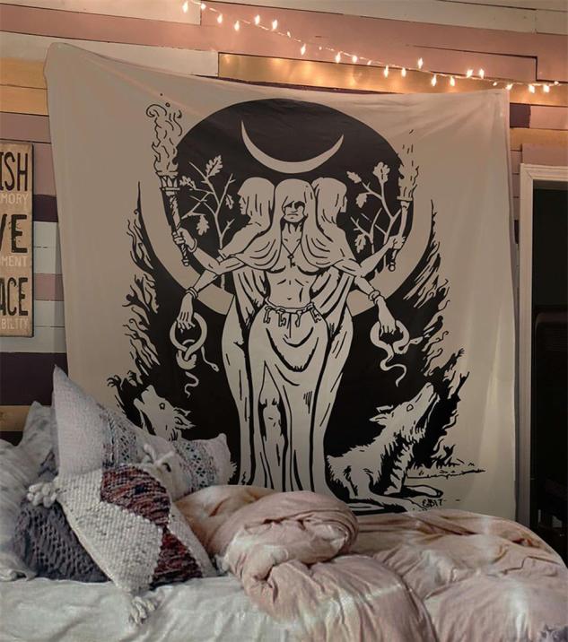 

150 200cm Greek Goddess Statue Decorative Tapestry Hanging wall Bedspread Ethnic Throw Art Floral Towel Beach Meditation Yoga Th255905861