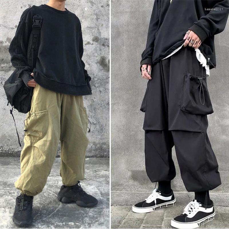 

Men' Pants Cargo Men 2022 Hip Hop Streetwear Jogger Fashion Trousers Casual Sport Sweatpants, Black