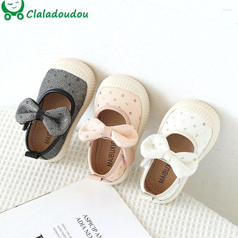 

First Walkers 11.5-15.5cm Toddler Girls Canvas Shoes Bling Sequined Cloth Little Kids Sports Baby Sneakers For -3Years, Beige