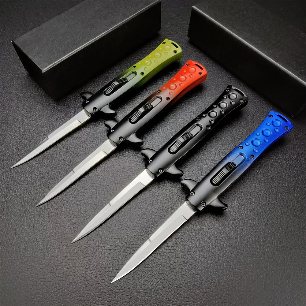 

Fishknife 9/11 inch Automatic Swordfish Knife Double action Colt II Tactical Outdoor Camping Hunting Survival Pocket Knives Rescue Utility EDC 10 inch UT85 Tools