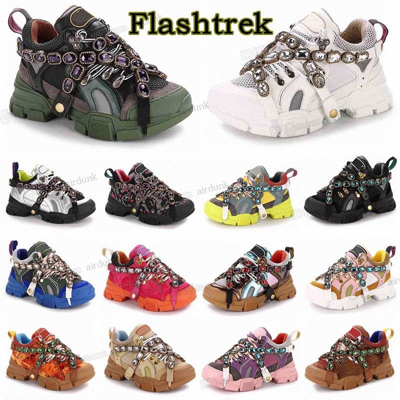 

2022 Designer shoes Flashtrek sneakers with removable crystals oversize outdoor hiking boots Ankle Booties men Unisex trainer mountain climbing leathe c9FO#, Style -13