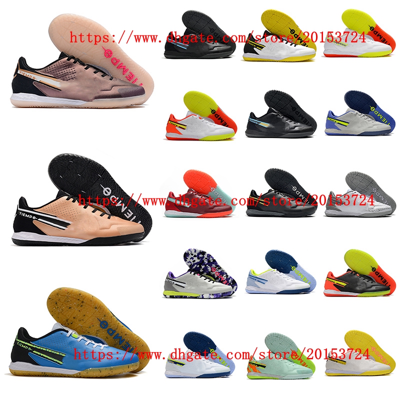 

2022 soccer shoes arrival Mens Low cleats React Tiempo Legend 9 Pro IC football boots, As picture 17