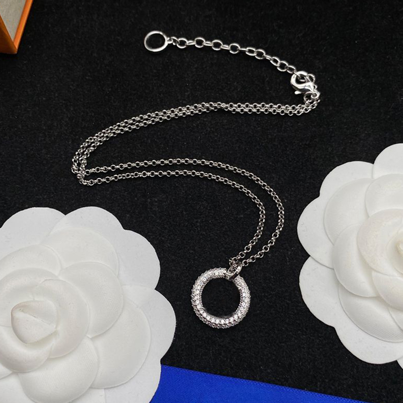Necklaces Fashion Jewelry Sets Necklace Designer Women Earrings Pendants Retro BronzeCharm Chain Pendant-image-822001528