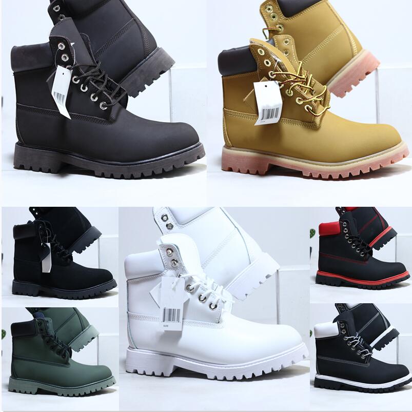 

Designer Lux Tim Ber Land Have Leisure Boots High Waterproof Sneakers Sawhorse Waterproof Resistant Steel Toe Cap Shoe Metal Buttonhole Frosted Leather Upper, 5-