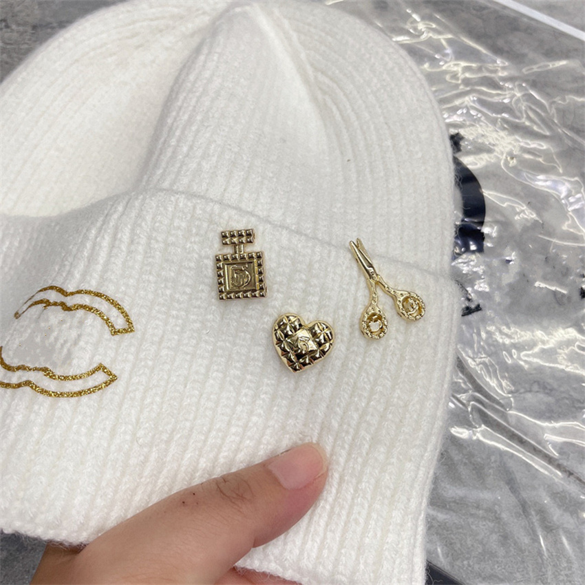 

Knitted Hat Beanie Cap Designer Skull Caps for Man Woman Winter Hats Top