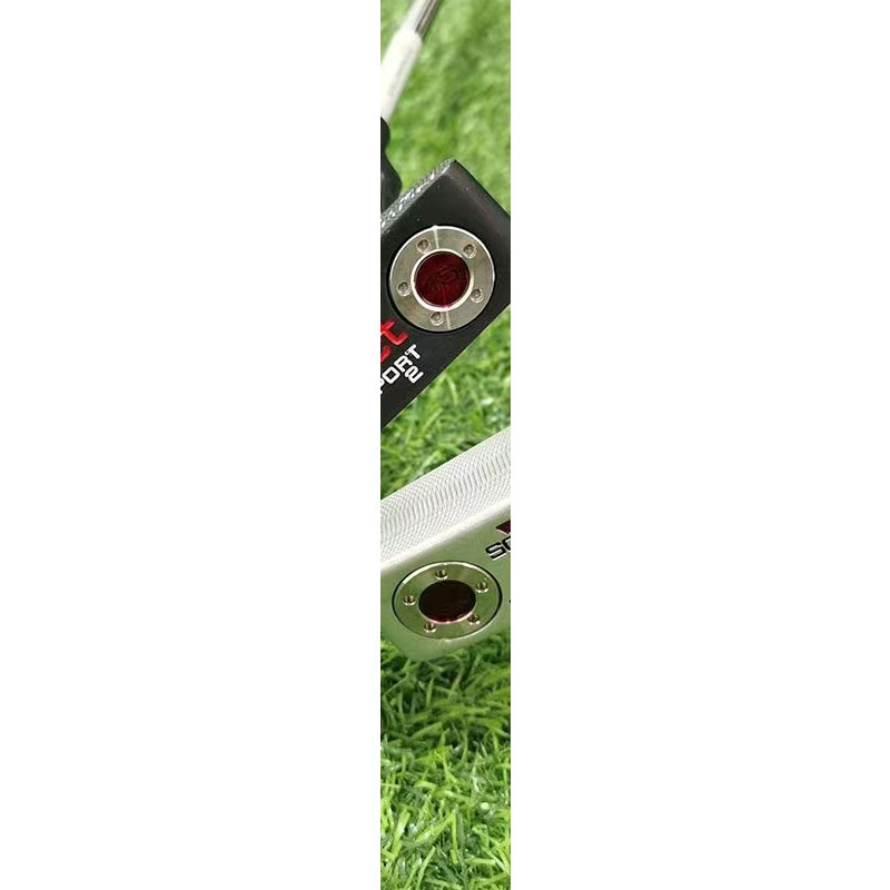 

sele newpo golf club golf putter black and color with head cover