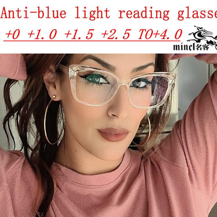 

Sunglasses Fashion Cat Eye Reading Glasses Blue Light Blocking Readers For Women Men Anti Glare Lightweight Eyeglasses With Box NX