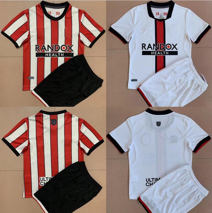 

Adult kids kit 22 23 Sheffield Soccer Jerseys Sander Berge Berge John Egan Rhian Brewster Anel Ahmedhodzic Oliver McBurnie Jayden Bogle 2022 2023