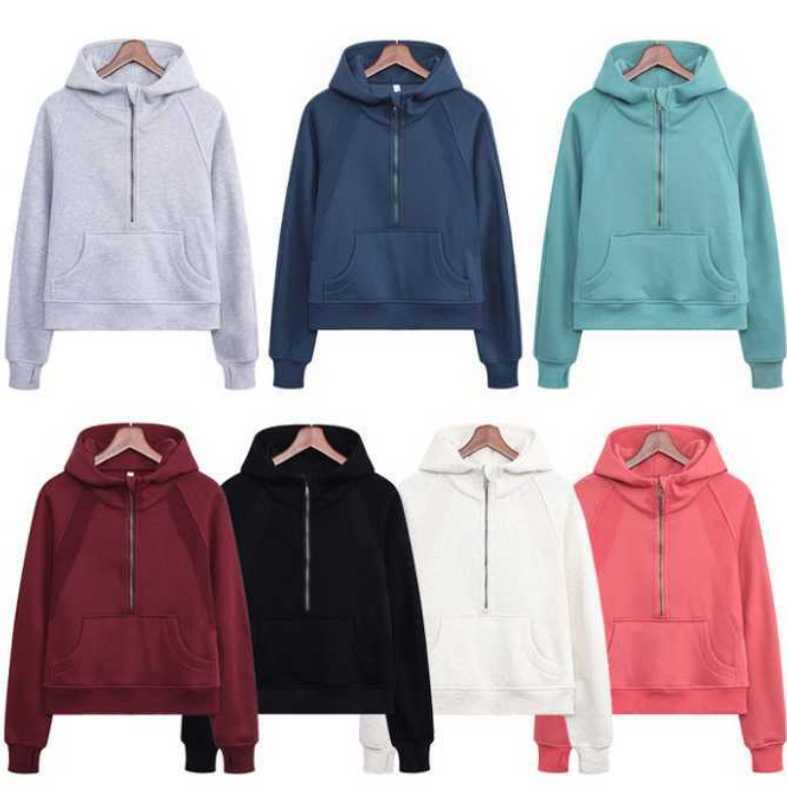 

Women's Tracksuits Yoga Sweatshirt Scuba Lulus Half Zip Hoodies Outdoor Leisure Sweatshirts Gym Clothes Women Hooded Lu Tops Workout Fitness dfgdfg, Bo'xbox
