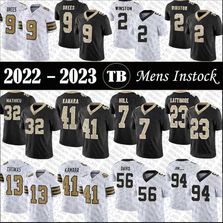

Tyrann Mathieu Jersey Custom New''Orleans''Saints''MENS Drew Brees Alvin Kamara Jameis Winston Jarvis Landry Michael Demario kids sew Football Jerseys, Color