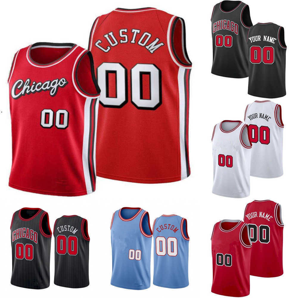 

Basketball Jerseys Chicago''Bulls''Custom Mens Womens Youth DeMar 11 DeRozan 9 Nikola Vucevic Zach 8 LaVine 2 Lonzo Ball 0 Coby White Black Red, Color