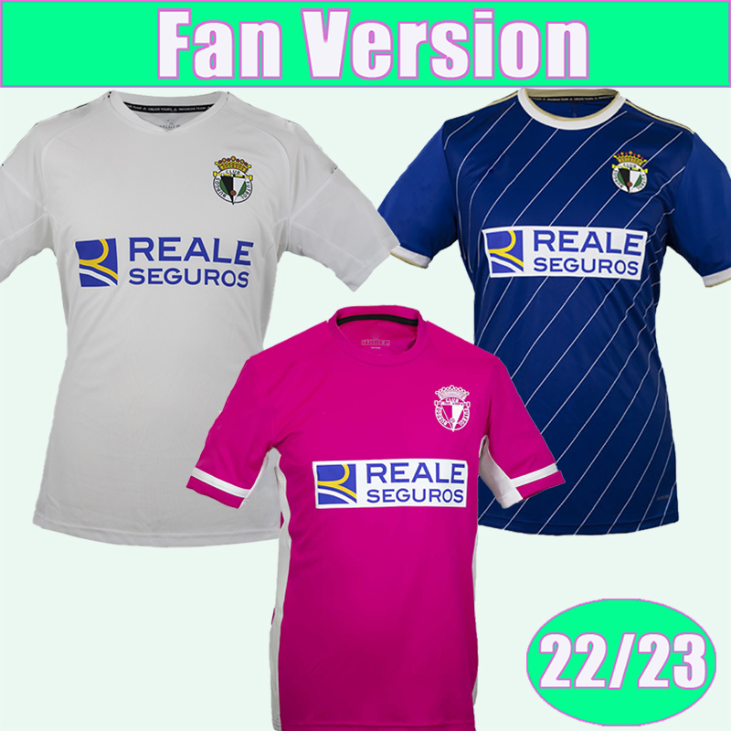 

22 23 Burgos BERMEJO GASPAR Mens Soccer Jerseys CF ARTOLA P.VALCARCE MUMOZ Home White Away 3rd Football Shirts Short Sleeve Uniform, Qm10336 22 23 away l. lig. patch