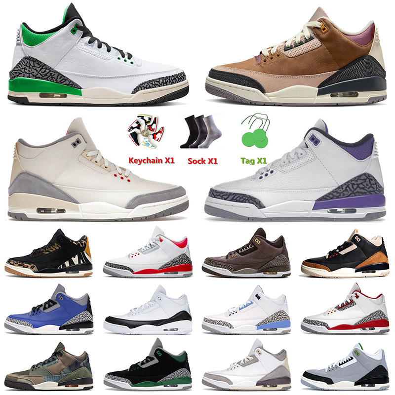 

Top Fashion 2023 Basketball Shoes 3 3s III Lucky Green Archaeo Brown Muslin Dark Iris Pine Green Fragment x Men Women Jorda Retro Sneakers Trainers, D23 jth nrg