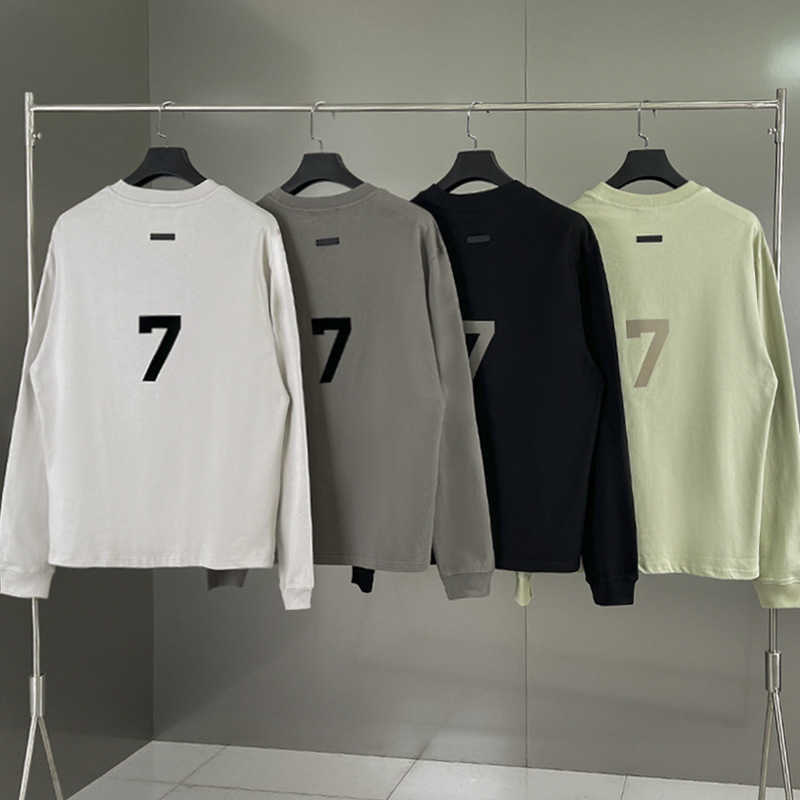 

Mens Hoodies Essentialss Fashion Woman' Sweatshirt Fear God Multi Thread Flocking High Casual Loose Long Sleeve T-shirt Men Loose Casual, Matcha green