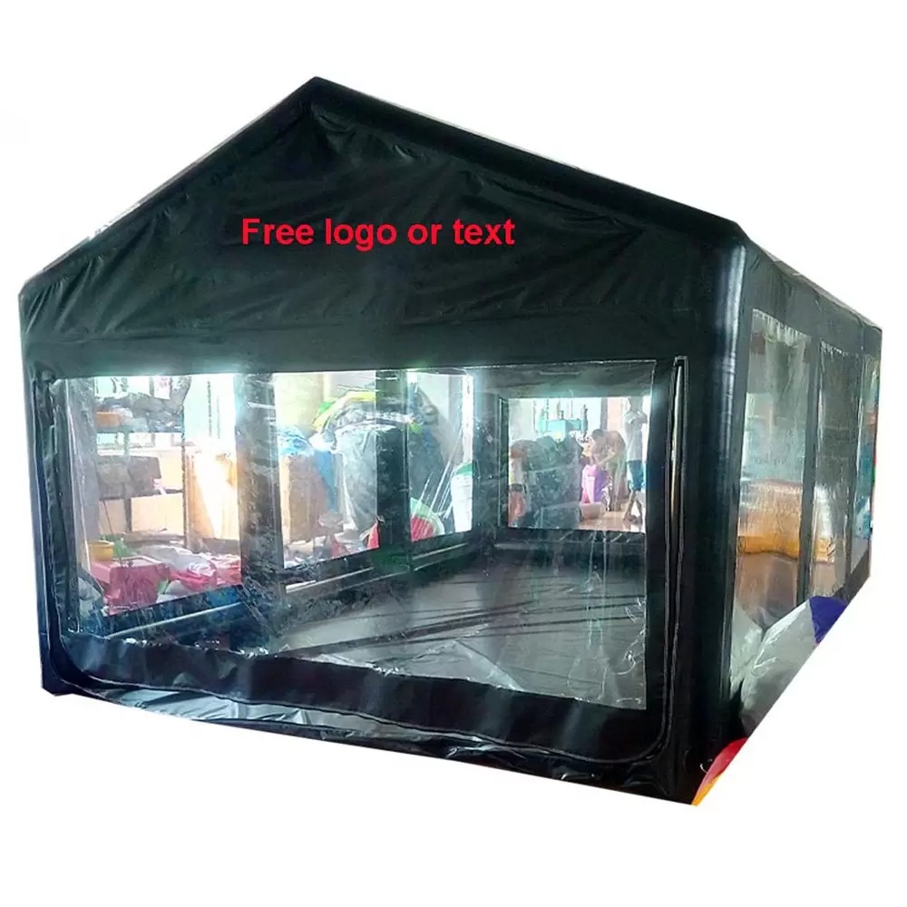 

Large Inflatable Spray Paint Booth Car Cabin Airtight painting Repairing room tent Capsule With Electric Pump For Airbrush