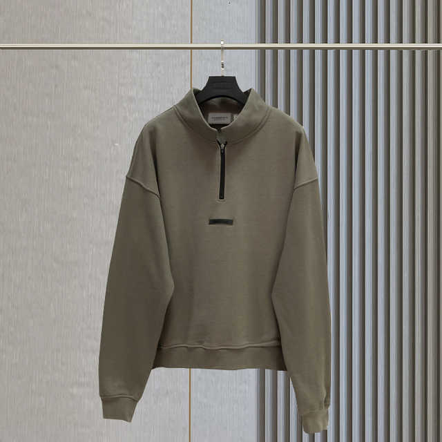 

Men' Hoodies Sweatshirts Men Essentials Half Zip Hip Hop Loose Pullover Street Sweatshirt Harajuku Hoodie59zi, Beige