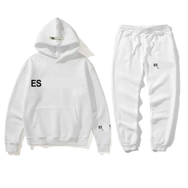 

Designer Double Line ESS Mens Tracksuits New Set Chest Soup Seal Couple Hooded Sweater, 16