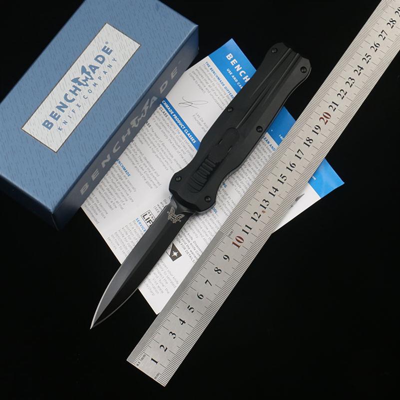 

Benchmade BM3320 3320 Infidel Automatic knives D2 Steel 6061-T6 Handle EDC Pocket BM42 Tactical gear Survival knife with sheath 3300 332436