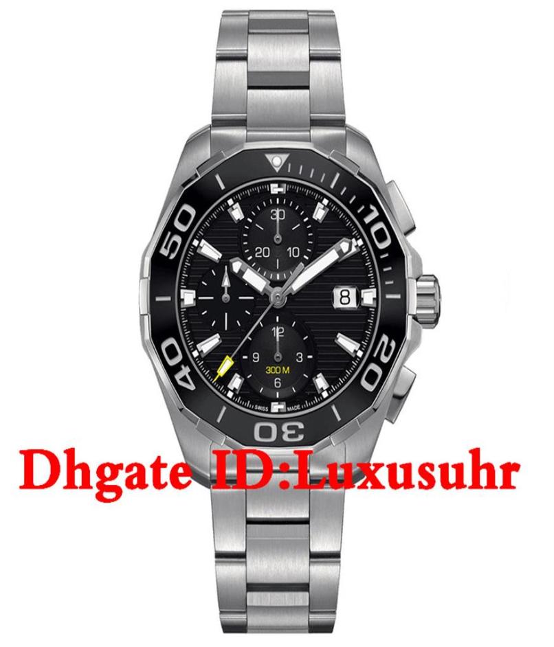2021 montre de luxe chronographe pour hommes montres à quartz style classique bracelet entièrement en acier inoxydable 5 ATM étanche super lumine