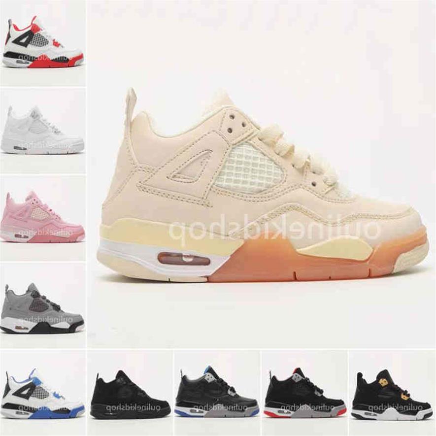 

Discount Jordons Kids Jumpman 4 Basketball Shoes Black Cat Trainers Fire Red Official Style University Blue IV Noir Brigade Blue W3436, #7