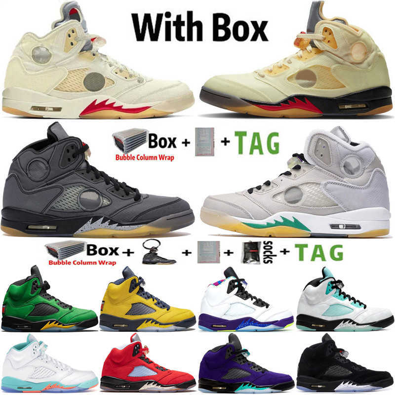 

Shoes High OG Jumpman 5 5s Mens Sail Black Muslin Alternate Grape Light Aqua What The Sports Women Sneakers, 10