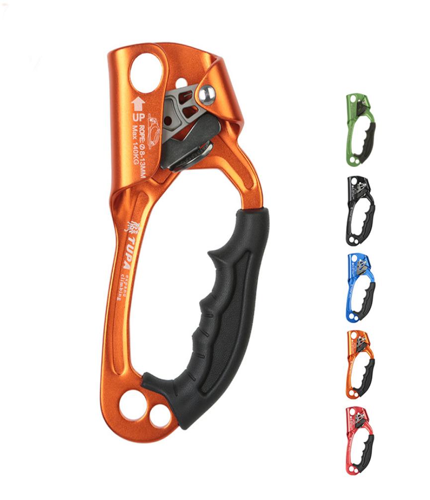 

Climbing Harnesses Outdoor Rock Climbing SRT Professional Hand Ascender Device Mountaineer Handle Ascender Left Hand Right Hand Cl