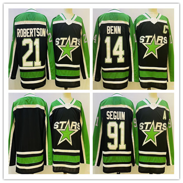 

Custom #91 Tyler Seguin Hockey 2023 Stars Reverse Retro Jersey Jamie Benn 21 Jason Robertson Joe Pavelski Braden Holtby Miro Heiskanen Ryan Suter Any Name Number