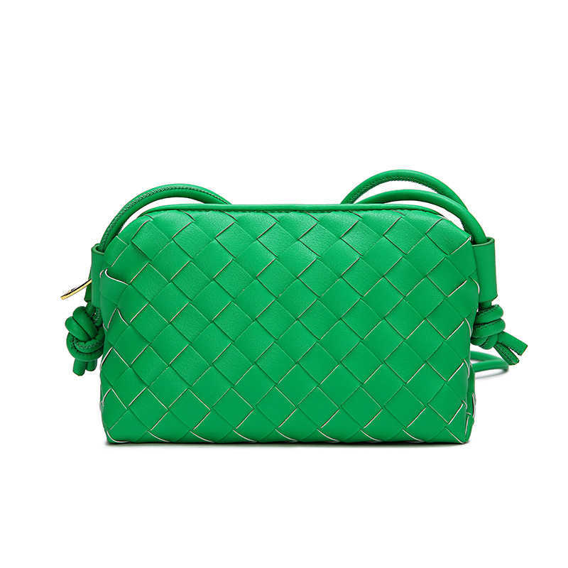 designer bag 2022 New Bags Leather Woven Diamond Small Soft Box Luxury Brand Design Premium Mini Shoulder Bag