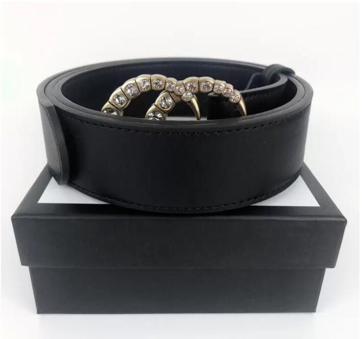 

2022 Fashion Womens Men Designers Belts Leather Black Bronze Buckle Classic Casual Pearl Belt Width 3.8cm NO Box