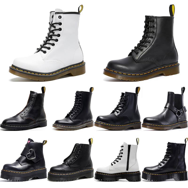 

Designer Boots Doc Martins Dr Martens Shoes Men Women High Leather winter snow booties Oxford Bottom Ankle shoes martines trainers, #1