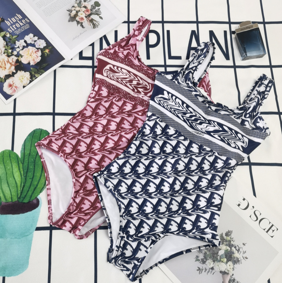 

Bikinis Swim Suit Set Textile Letter Printed Luxury Women Swimwear Ladies Bodysuit Swimsuit Beach Party Womens, Various